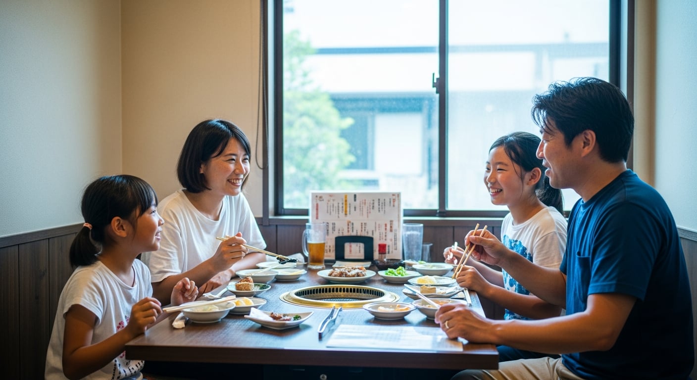 夏休み最終日、家族の思い出に鹿児島天文館の個室で焼肉という提案 | 個室焼肉牛道はなれ